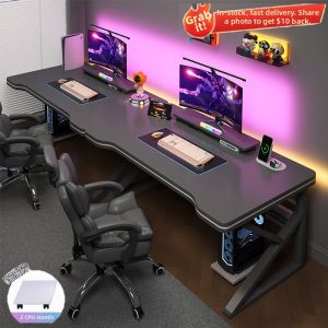 ZHUOHE | 2-Person Simple Home Office & Gaming Desk Set 2m