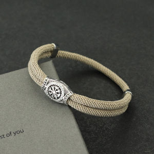 Unique Men Viking Bracelet Grade A 4mm String 7 Colors Available Sports Sweatrope Braslet Boyfriend Accessories Healing Braclet
