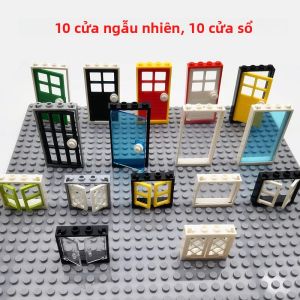 Bộ Khối Xây Dựng Tương Thích MOC City Friends - Cửa Nhà Cửa Sổ Gạch Đồ Chơi Cho Bé Trai Và Trẻ Em Chất Liệu Nhựa ABS