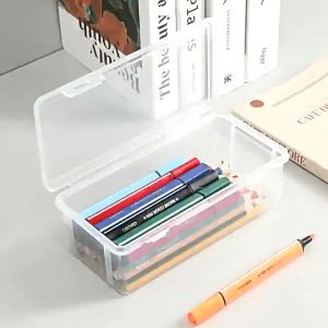กล่องเก็บ ดินสอ ความจุข นาดใหญ่ กล่องเก็บ เครื่องเขียน ปาก กาสี ตะกั่ว เด็ก ดินสอ สีวาด ภาพร่าง ระเป๋า