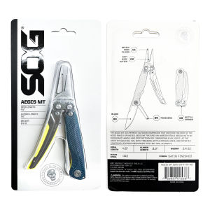 SOG | SOG 5 in 1 Pocket Multi-Tool W/ Tweezers Precision Long Nose Pliers Multifunctional Small Tools EDC for Outdoor Household DIY