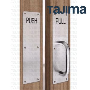 Stainless Door Entrance Pull Plate (4x12 inches)