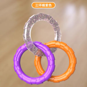 Dog Toy Interactive Teeth Cleaning Chew Proof Pull Ring Training Aid for Small Dogs like Teddy And Golden Retriever