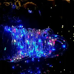 Solar Christmas Lights Outdoor Waterproof For Garden Decorations Led Christmas Light Curtain Multicolor Solar Fairy Xmas Tree Lights For Gardens Wedding Party /Valentines /Christmas Decorations For Home 7/12/22/32 Meter - 50/100/200/300 Led String Light