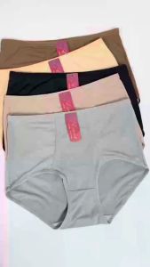 คุณภาพสูง Esunaกางเกงในผู้หญิง เอวสูง ใส่สบายไม่รัดรูป แฟชั่น ความยืดหยุ่นสูง ผ้าที่เป็นมิตรกับผิวหนัง