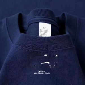 Heavyweight 400G Pure Cotton T-Shirt Short Sleeve Loose Fit round Neck Half Sleeve White T Breathable Comfortable Youth Fashion