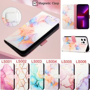 Luxury Casing For Google Pixel 8A 7A 6A 9 Pro 8 Pro 7 Pro 6 Pro 9 Pro XL Retro Wallet Card Slot Soft Marble Leather Flip Skin Stand Protect Cover Phone Case