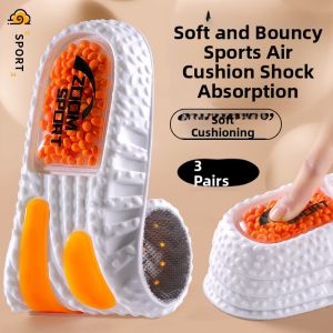 LINGMIAO | Shock Absorption High Elasticity Breathable Sweat Absorbing Anti-Odor Running Insoles