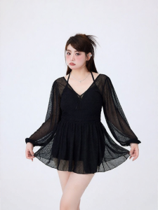 Agliondy | Plus Size Slimming Swimwear Female Hot Spring