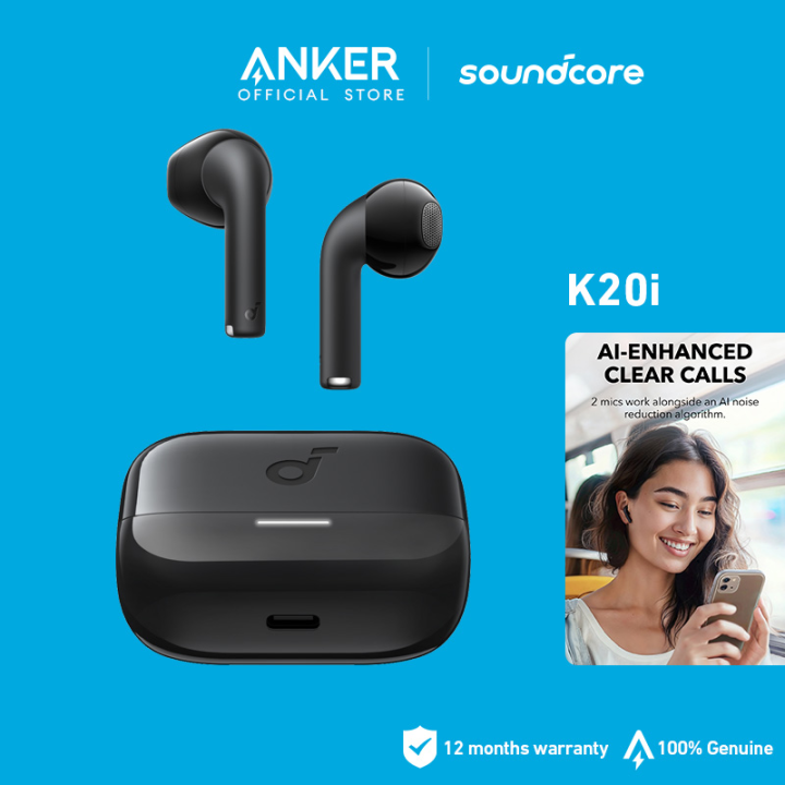 Soundcore by Anker K20i Wireless Earbuds with Mic Wireless Bluetooth 5. ...