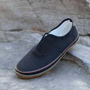 Mens Worksite Deck Shoes Slip-On Canvas Shoes Anti-Slip Wear-Resistant Large Size Rubber Bottom Breathable Casual Shoes
