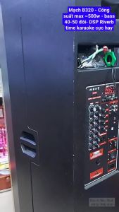 Mạch Loa kéo công suất lớn B320 - Mạch kiểu đứng /kiểu Ngang dùng cho thùng bass 40~50 ( lựa chọn có mic / không mic )