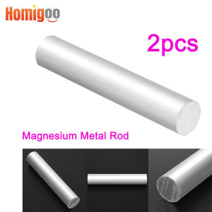 Homigoo 2pcs High Purity 99.99% Mg Magnesium Metal Rod Camping Ferro Rods Survival Camping Tools BBQ Camping Survival Outdoor Tools