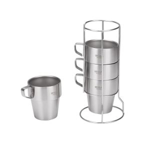 The Primitive | Foldable Portable High-temperature-resistant Camping Stainless Steel Cup