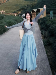 DUOMIAOTU | Elegant French Chic Style Spring Outfit