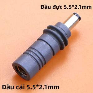 1 Chiếc DC5521 Nam Sang DC 5.5*2.1 Mm USB Type-C Nữ Bộ Chuyển Đổi Nguồn Điện Cắm Cho Tarlink Mini PD100W Cổng Kết Nối Sạc Nòng Jack