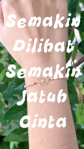 Gelang Tali Serut Kombinasi Emas Cinzel J5 Ismoyo