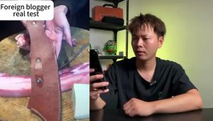 Japanese Knife Dragon Machete Hand-Forged Pisau Dapur Black Dragon Knife Bone-Chopping Knife Chef Knife