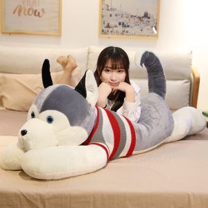 ZEEMIN 120cm Giant Husky Dog Plush Toy: A Perfect Gift for Any Occasion