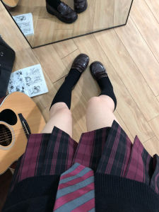 Váy Mini Xếp Ly Cạp Cao Phong Cách Nhật Bản Dành Cho Nữ Váy Ngắn Kiểu Học Sinh Váy Ngắn Dáng Rộng Họa Tiết Kẻ Caro Bằng Polyester Và Viscose