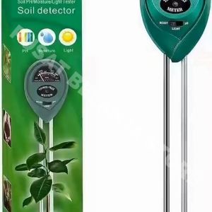 HEDAO Alat Pengukur pH & Kelembapan Tanah 3 in 1 Soil Moist PH Analyzer TL00378