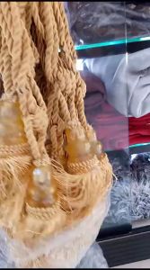 Tali gorden Kristal/ pengikat gordeng jendela minimalis/ pengait hordeng pintu/Tali kristal mewah harga murah