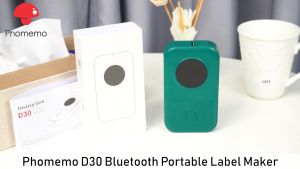 Phomemo Label Maker D30: A Portable Bluetooth Labeler for Classroom Office Labeling