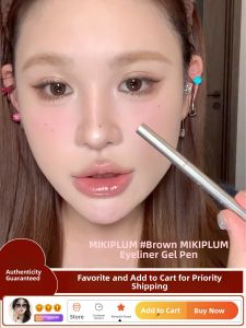 Mikiplum Quick-Drying Waterproof Eyeliner Pen Long-Lasting Smudge-Proof Eye Makeup Tool for a Fresh Look All Day Long