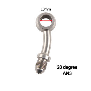 AN3 Motorcycle Motor Bike Hydraulic Brake Oil Hose Line Banjo Fitting m10x1 stainless Steel 10mm