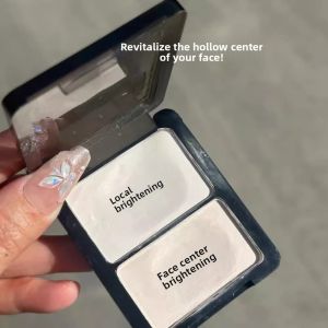 Dual-Tone Dual-Color Highlighting Cheek Powder Contouring Palette Multi-Color High-Definition Makeup Beauty Tool Facial Enhancer
