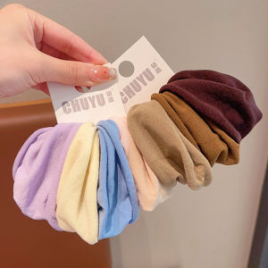 ยางรัดผมแบบไม่มีรอยต่อความยืดหยุ่นสูงกว้างเป็นพิเศษสําหรับเด็กผู้หญิงเครื่องประดับผมเด็ก < Ne1> ที่คาดผมลายมาส์กหน้า