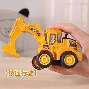 Engineering Vehicle Model Car Excavator Bulldozer Children Educational Construction Toy Boy Girl Gift | Self Stick Cute Stickers Label for Kids