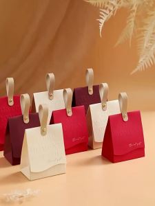 Hộp Quà Cưới Sang Trọng Thiết Kế Đặc Biệt Bao Bì Giấy Cứng Có Thể Gấp Gọn Tùy Chỉnh Được Dành Cho Các Dịp Cưới Hỏi