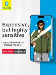 BLUEO | Anti-spy Tempered Clear HD Film