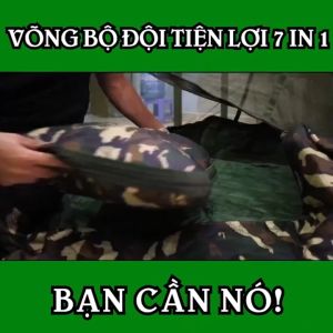 Võng Mùng Quân Đội 3 Lớp Có Mùng To Dày Siêu Êm Cao Cấp Xếp Gọn Du Lịch Chống Muỗi Hiệu Quả