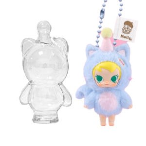 PopMart 17cm Crying Baby Crybaby Shiny Shiny Dustproof Protective Case Compatible with PopMart Bubble Child Collectible Toy