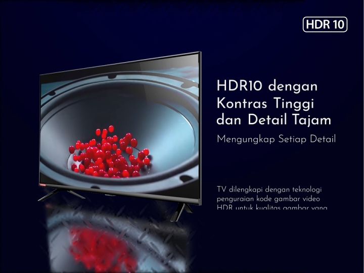 [Google Assistant] CHANGHONG TV SMART ANDROID 32 INCH LED TV -WiFi-Netflix-Playstore-Dolby Audio-L32G7N