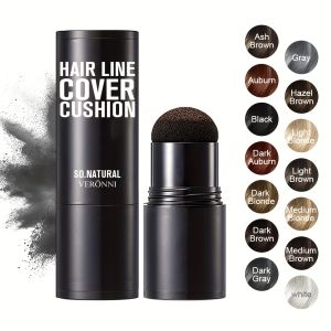 14 Color Temporary Hairline Powder StickWaterproof Hairline Filling PowderHair Shadow PowderHair Shading Sponge Pen
