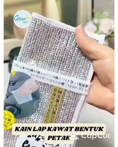 Kain Lap Dapur Kawat Cuci Piring Gosok Panci Wajan Anti Rontok