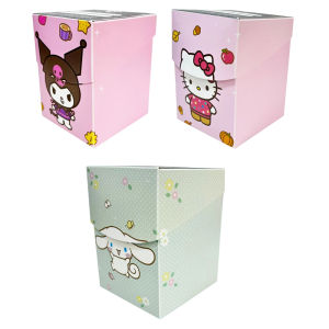 Takara Tomy | Hello Kitt Cute Dog Card Deck Box 100+Storage MTG Deck Box With One Dividers Collectible Trading Card Cases
