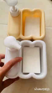 Bình Đựng Nước Rửa Chén Kèm Mút Bọt Biển Rửa Bát