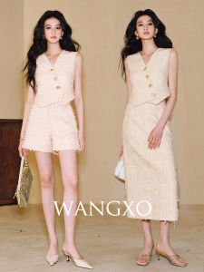 WANGXO | Bộ Đồ Knit Nhiều Sợi Vải Xốp Hương thơm Cao cấp