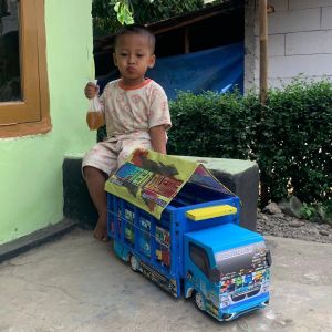 Truk oleng kayu ukuran besar p 55 cm