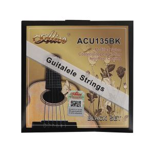 Alice ACU134/135/135BK Guitalele Strings For 6-Strings Nylon Coated Copper Winding Ani-Rust Coating