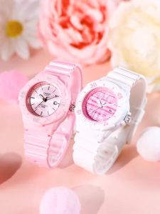 CASIO LRW-200H SERIES Fashion Analog Quartz Women Watch Waterproof Diver-Look Design Rotary bezel Resin Jam Tangan Perempuan