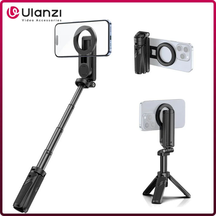 Ulanzi JJ03 Dual-sided Magnetic Phone Tripod Smartphone Grip Selfie Stick  with Remote Vlog Tripod for Photography Video Vlog Lazada PH - Main Image