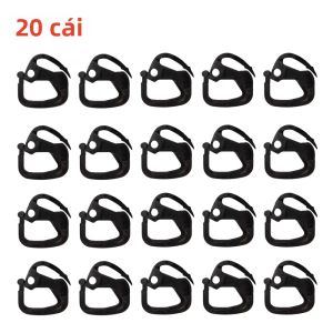 20/50 Chiếc Kẹp Lưới Bóng Râm Bằng Nhựa Chống Gió Có Thể Tái Sử Dụng Chốt Cố Định Cho Sân Vườn Nhà Kính Ngoài Trời Móc Vải