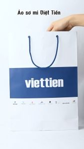 Áo sơ mi Việt Tiến tay ngắn