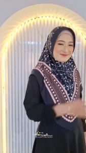 Hijab bergo motif kerudung instan yura jibab sarung premium NA8