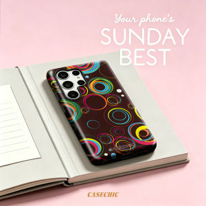 Potdemiel | Colorful Checkerboard For Samsung Galaxy S26 S25 S24 A56 A36 Phone Case Double-Layer Protection Cover for Women Girl CaseChic